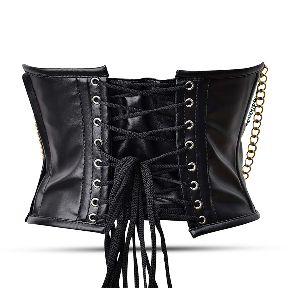 Steampunk Corset Plus Size - Over bust Corset – Miss Leather