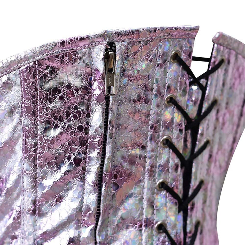 Hot Pink corset Top- Under Bust Corset