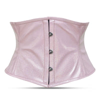 Pink PVC corset top - Waist cincher