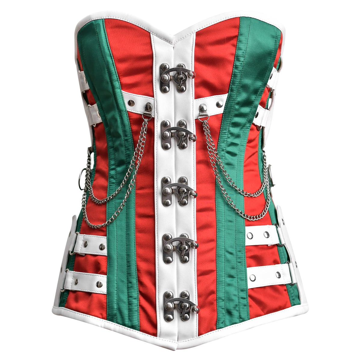 Multi Color satin corset top