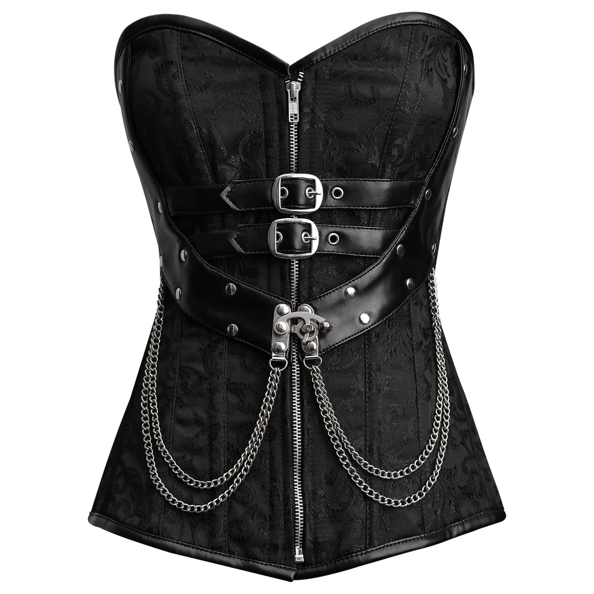 Black corset top plus size