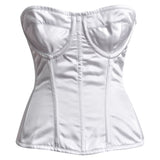 Premium Satin Over Bust corset top