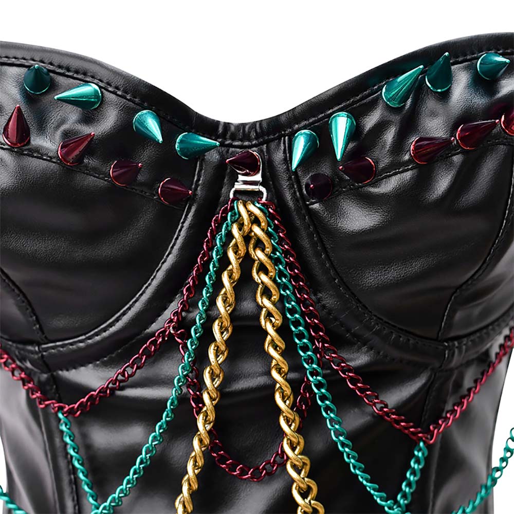 Steampunk Corset Plus Size - Over bust Corset – Miss Leather