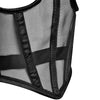 Black Mesh Corset Top