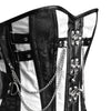 Black and white corset Top