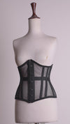 Long Torso Waist Trainer - Steel Bone Lacing Under Bust Corset