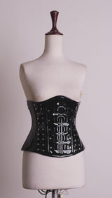 Black underbust PVC Corset Top