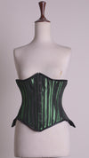 Green Lacemade corset - Mid bust