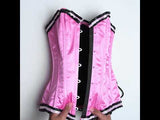 Hot Pink Overbust corset top - Lacemade Corset