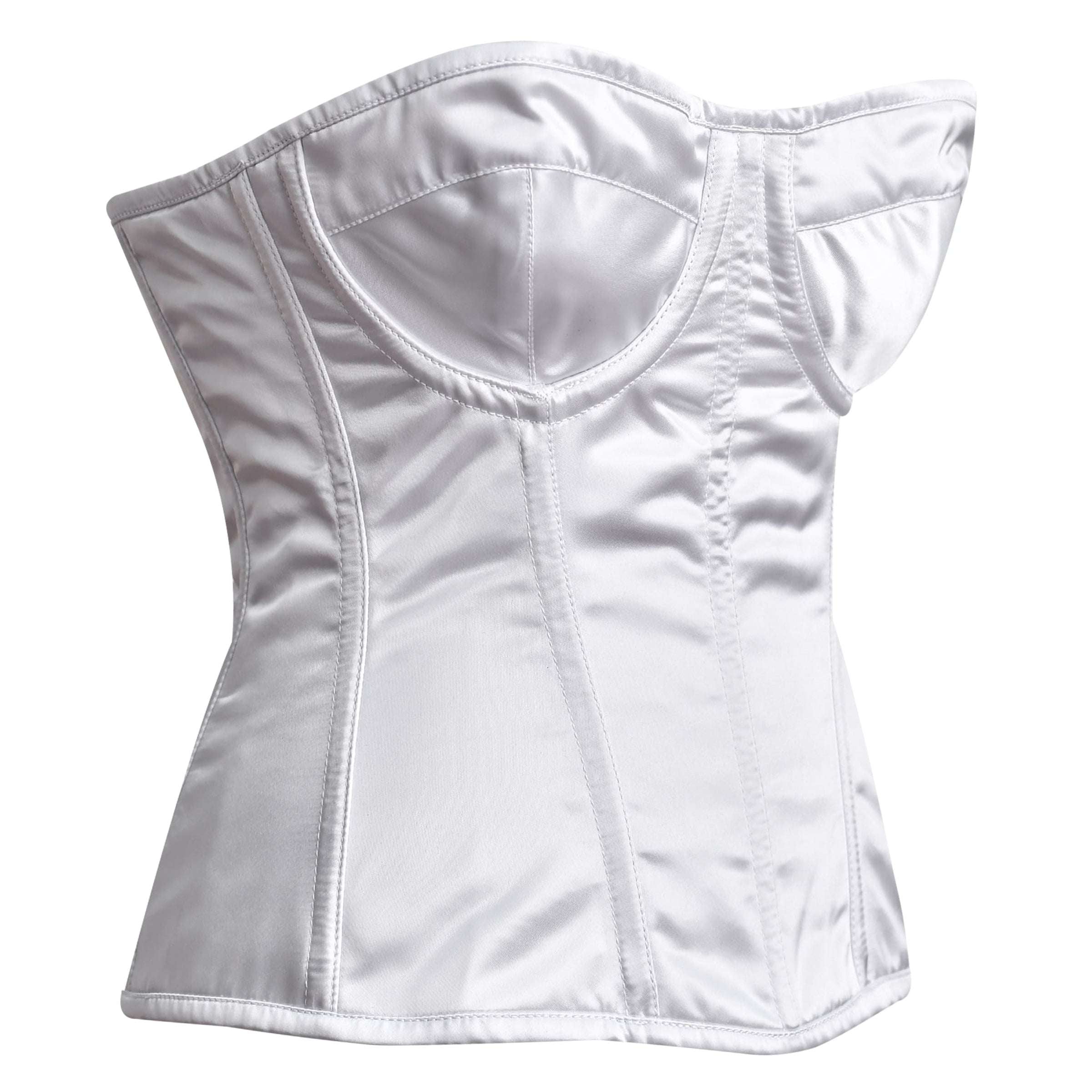 Premium Satin Over Bust corset top