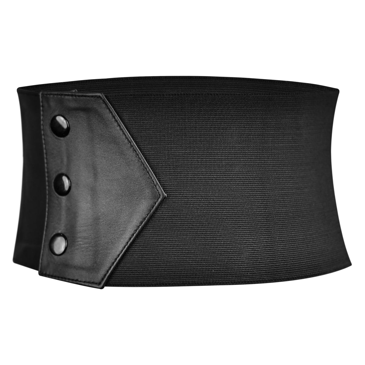 Underbust Black Corset Belt 