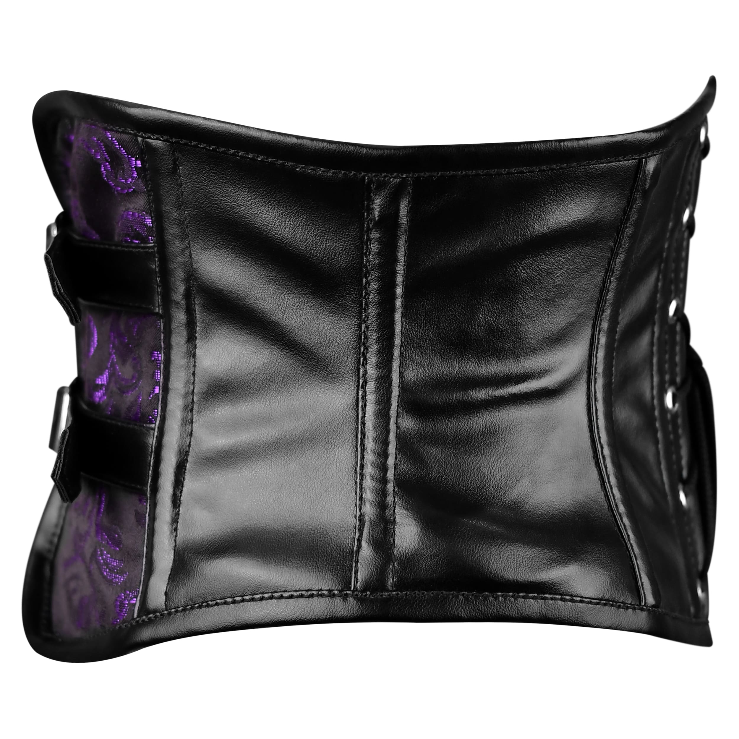 Purple Short torso corset Belt - waist cincher – Miss