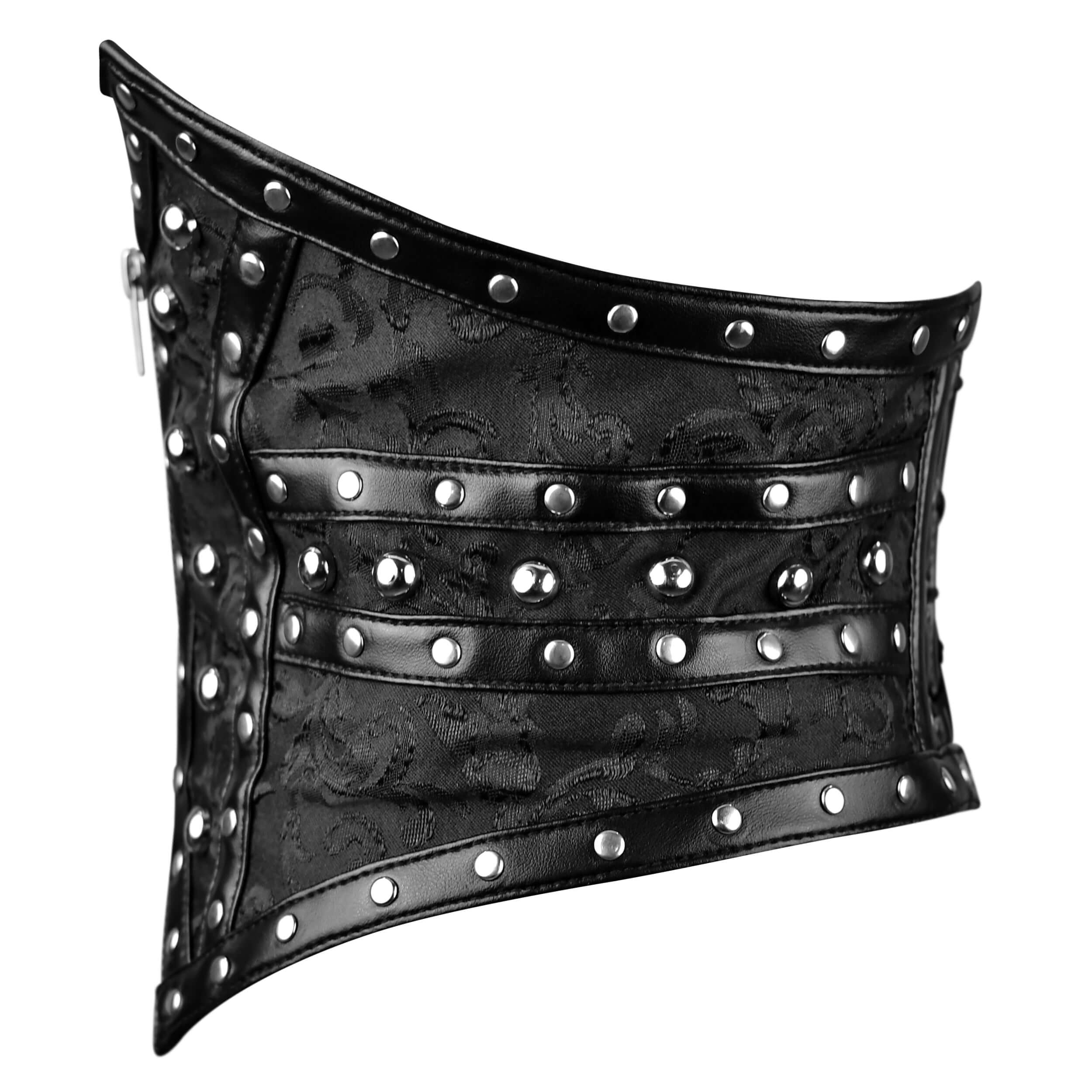 Black Corset Belt with Front Zipper - Waist Trainers – Miss