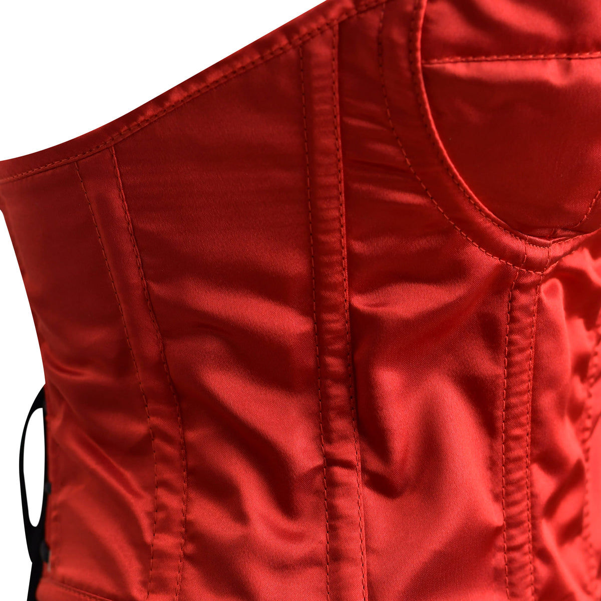 Red Satin corset top