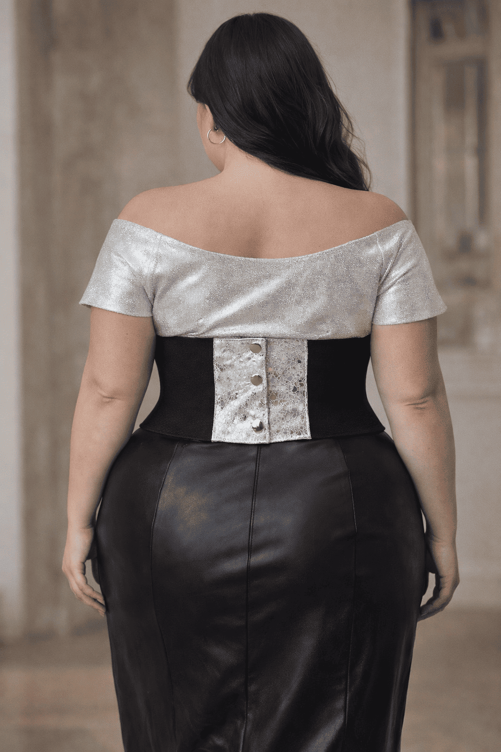 silver belt for dress plus size Bremorou Rhinestone Belts For Women - Silver Fashion Glitter Chain Belt - Large Size