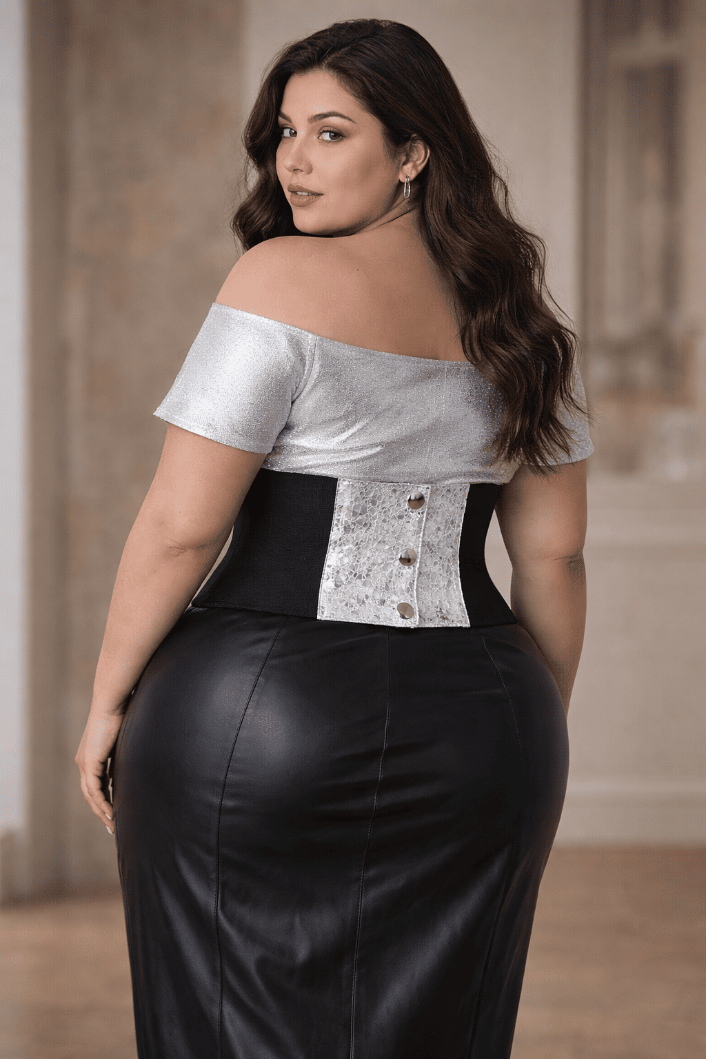 plus size corset belt with straps