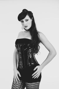 Plus size lace up corset