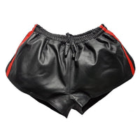 Mens Real Leather Shorts