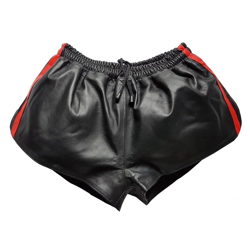 Mens Real Leather Shorts
