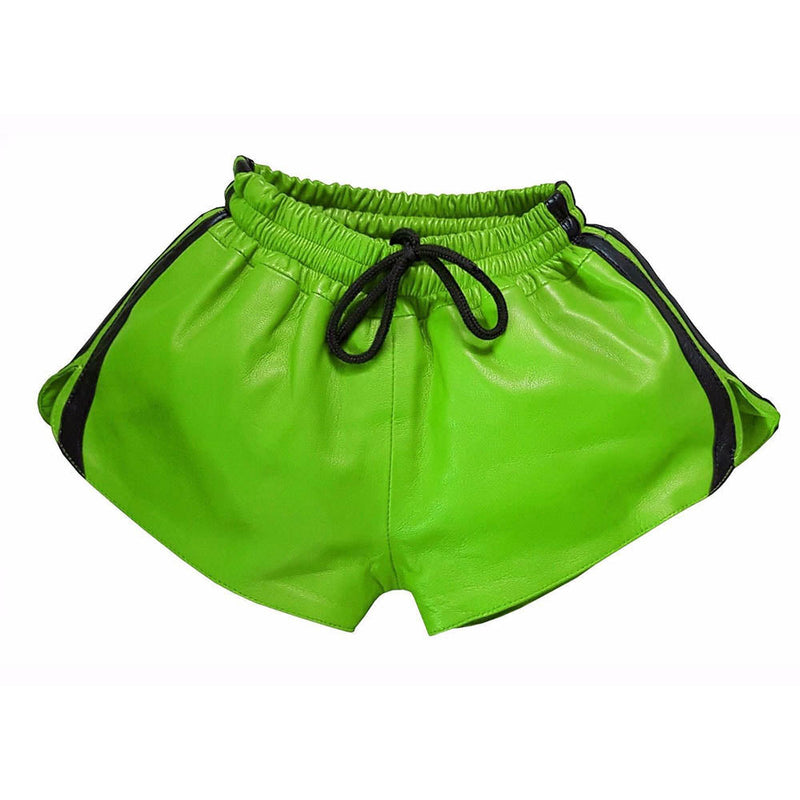 Mens Real Leather Shorts