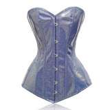 Light Blue Shiny corset