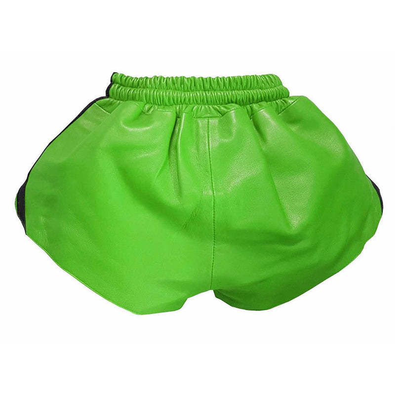 Mens Real Leather Shorts
