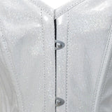 Shiny White  Corset