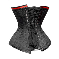  Red and Black corset top