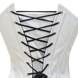 Shiny White  Corset