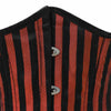 Red black corset -Under bust Corset
