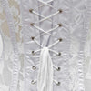 White Mesh Over Bust Corset